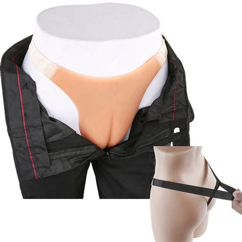 Silicone Fake Vagina CAMELTOE Men Gaff Panties Underwear Knickers G String Pants EBay