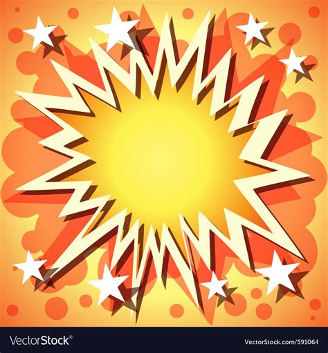Explosion Background Royalty Free Vector Image