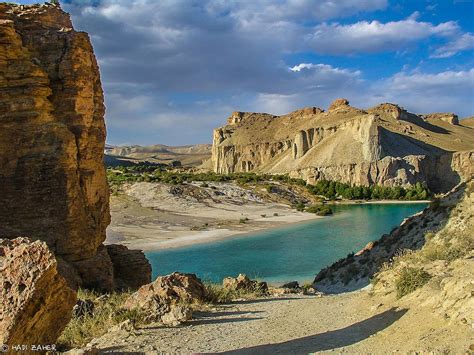 Earth And Water Band E Amir Bamiyan Green Mountains Afghanistan