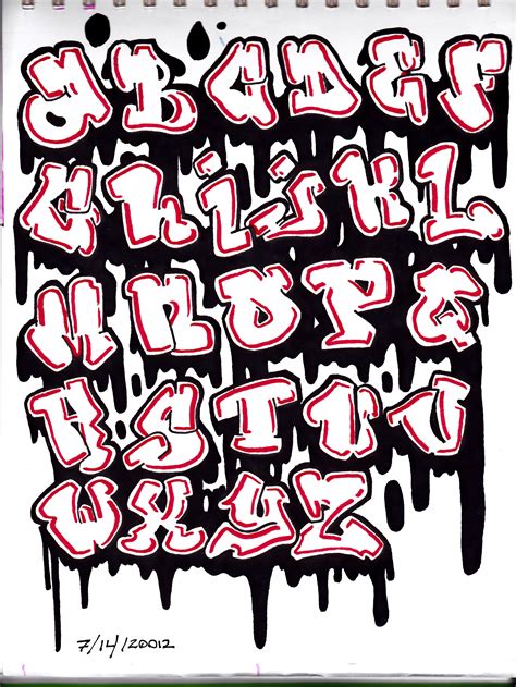 Graffiti Font Graffiti Lettering Graffiti Alphabet Graffiti