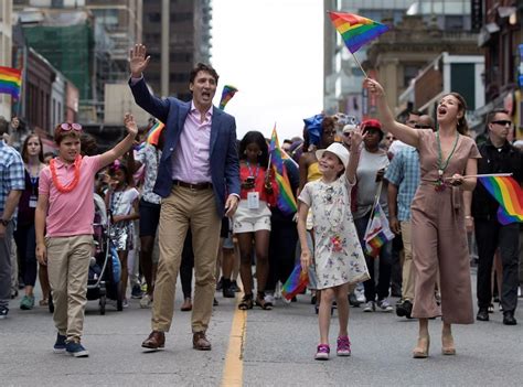 Happy Pride Trudeau Attends Toronto Parade Absent Of Police Floats