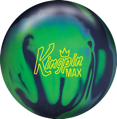 Brunswick Kingpin Max Bowling Ball Navygreenlight Blue Uk