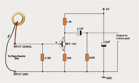 Condenser Microphone Circuit Diagram Circuit Diagram