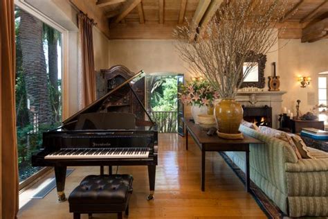 Enchanting Formal Living Room Boasts Baby Grand Piano Hgtv