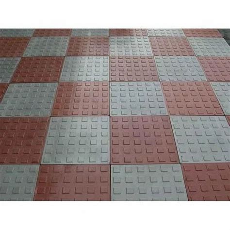 Porcelain Square Chequered Tile Thickness 8 10 Mm At Rs 25piece In