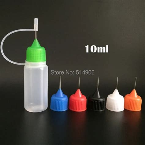 10ml Ldpe Empty Needle Bottle Travel Plastic Dropper Bottle For E