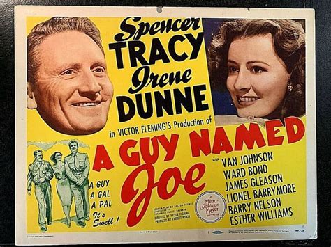 A Guy Named Joe 1944 Original Title Lobby Card Spencer Tracy Irene