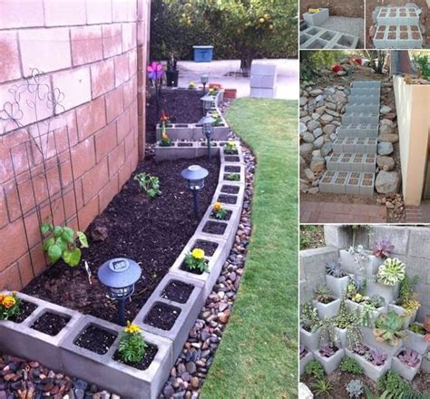 From plant labels to mounted garden beds, these projects will make your gardening experience extraordinary! 10 Amazing Outdoor Cinder Block Projects