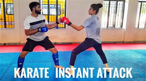 Karateinstant Attack Kick And Punch Youtube