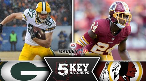 Packers At Redskins Five Key Matchups