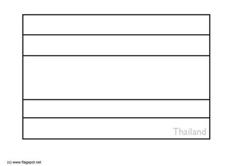 Coloring Page Flag Thailand Flag Coloring Pages Free Coloring Sheets