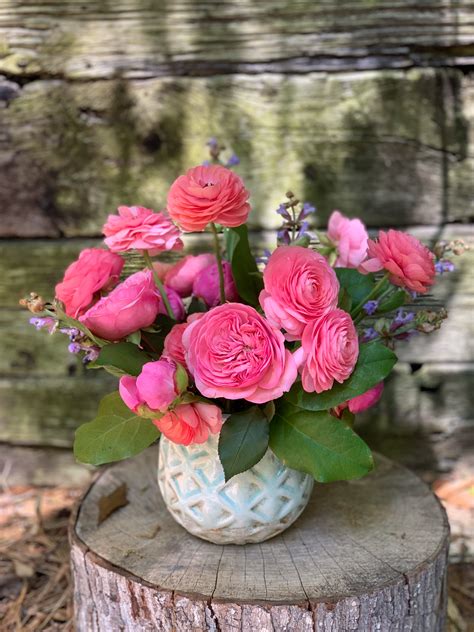 Garden Rose Peony And Ranunculus Love In Kitty Hawk Nc Bells And