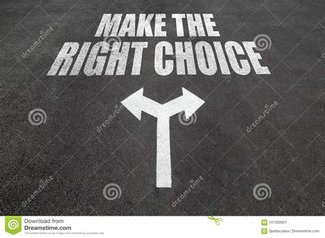 Make The Right Choice Concept Stock Image - Image of positive ...