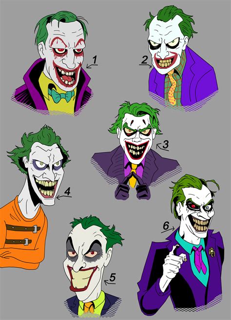 The Joker Redesign Concepts By Soyelmejor999 On Deviantart