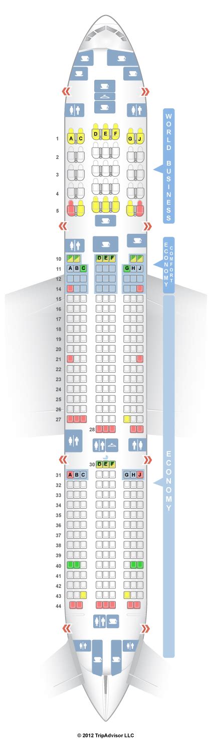 Seatguru Seat Map Klm Boeing 777 200er 772 V1