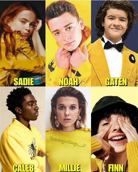 Stranger Things Noticed 2x On Instagram “who Looks Best In Yellow💛⁉️