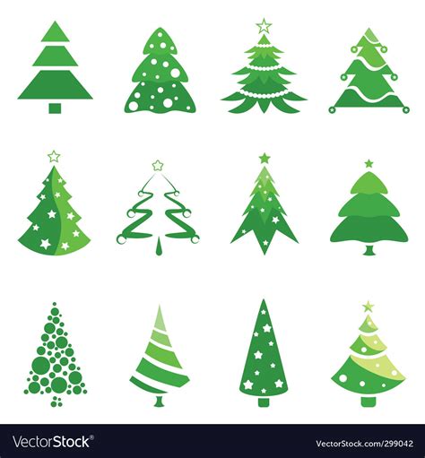 Pine Tree For Christmas Royalty Free Vector Image