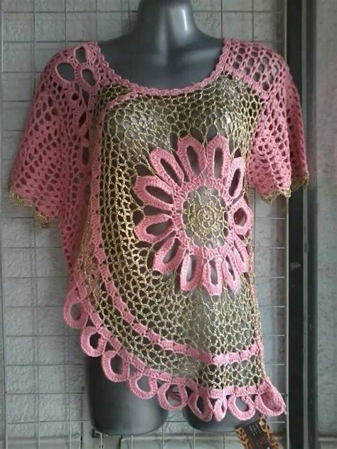Blouse Moda Crochet Ganchillo Ropa Blusas Tejidas A Crochet