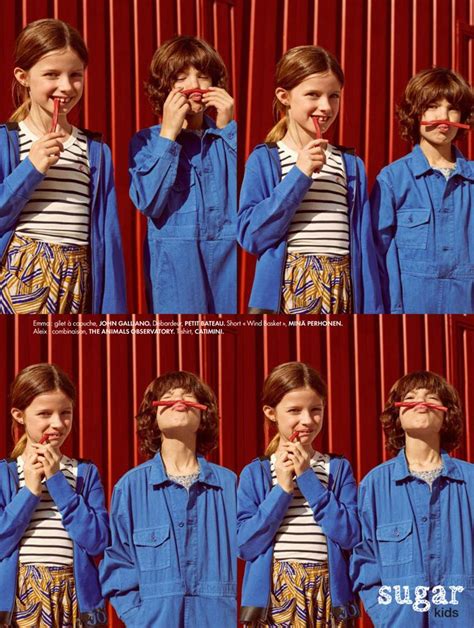 Emma And Aleix From Sugar Kids For Elle Enfants By Raul Ruz Sugar Kids