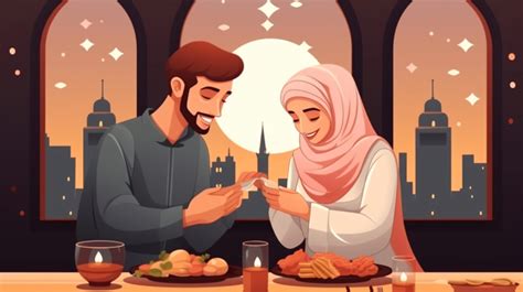 Muslim Couple Praying Muslims Pray Couple Prays Png Transparent
