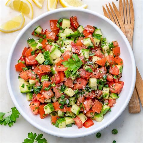 Israeli Chopped Salad Clean Food Crush