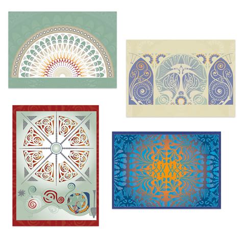 Louis Sullivan Ornamental Designs Notecards Set Of 20 Cac Design Store