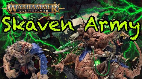 Warhammer Skaven Army Showcase Youtube