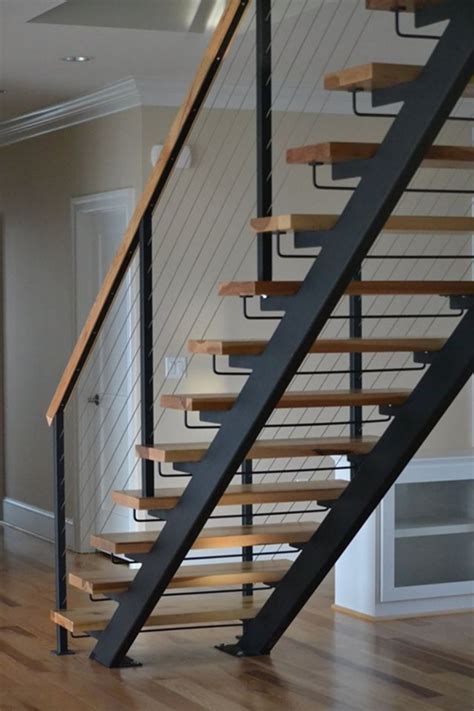 15 Incredible Wood Stairs Railing Design For Your Home Indoot Outdoor