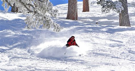 Alpine Skiing Snow Valley Ski Resort San Bernardino California Usa