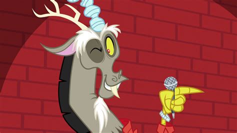 Image Discord Winking To The Audience S5e7png My Little Pony