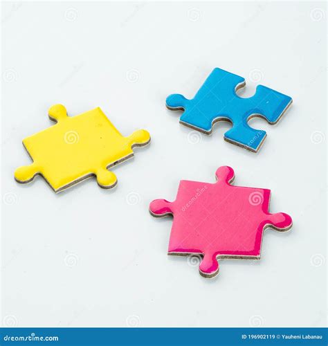 Multi Colored Puzzle Pieces Close Up Stock Image Image Of Color