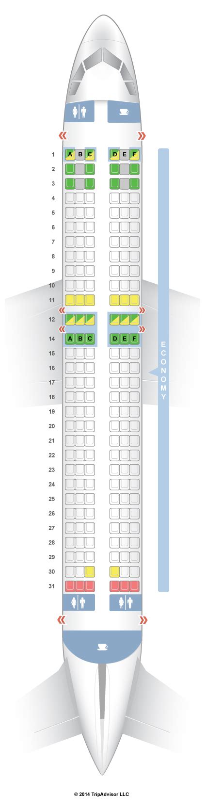 Seatguru Seat Map Vueling Airlines Airbus A320 320