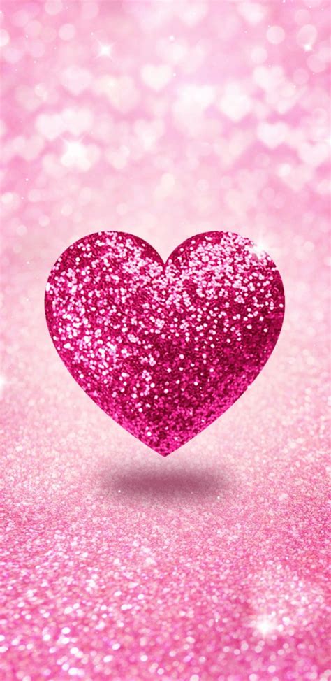 Cool Glitter Wallpaper Heart Ideas