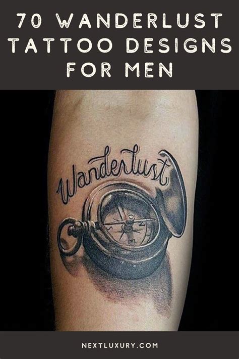 70 Wanderlust Tattoo Designs For Men Travel Inspired Ink Ideas