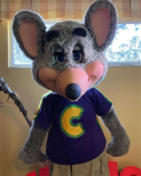 Chuck E Cheese Mouse Mascot