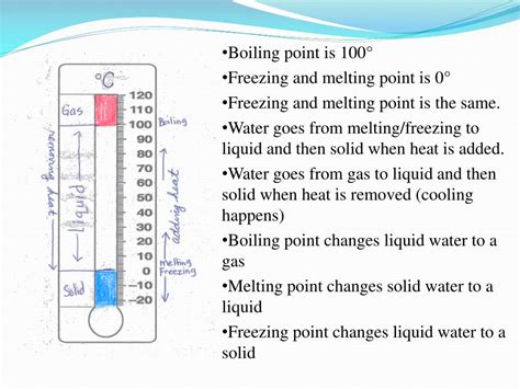 When water is heated slowly enough, air bubbles are noticed forming on the sides and bottom of the pan. PPT - Physical Properties of Water Boiling Point, Melting ...