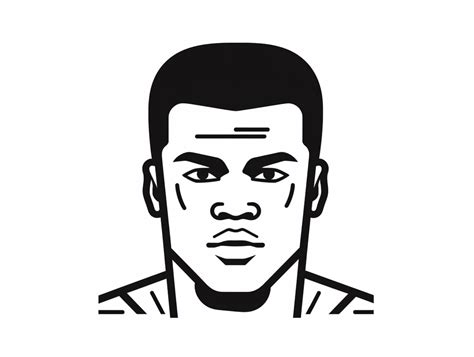 Coloring Page Of The Legendary Muhammad Ali Coloring Page