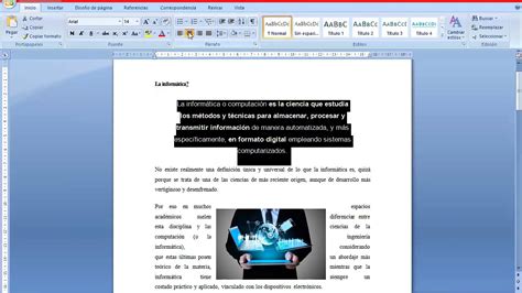 Como Redactar Un Documento En Word │curso De Microsoft Word 2007