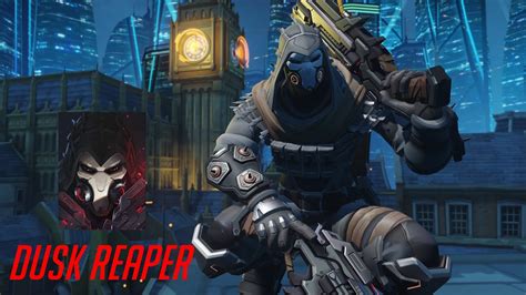 Overwatch Reaper Dusk Skin Victory Poses Highlight Intros Emotes