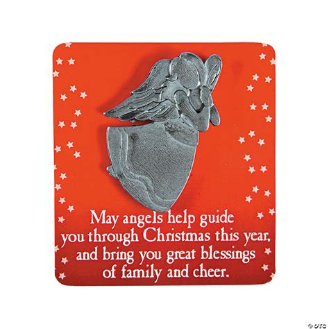 Christmas Blessing Angels On Card