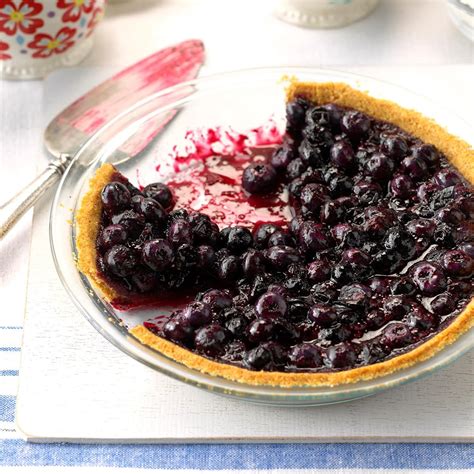 Blueberry Pie With Graham Cracker Crust Recipe How To Make It Taste