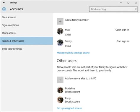 Manage User Accounts And Settings In Windows 10 Microsoft Press Store