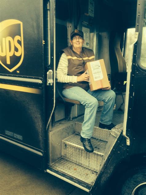 Patricia is looking sharp in her new job as a UPS Driver Helper! | New