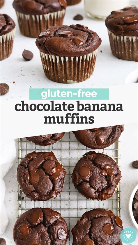 Gluten Free Chocolate Banana Muffins Dairy Free One Lovely Life