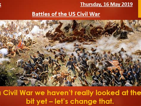 Key Battles Of The Us Civil War Teaching Resources