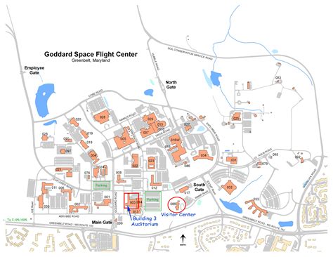 Goddard Space Flight Center Map Large World Map