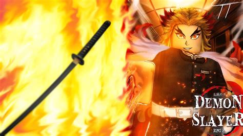 Black Nichirin Blade X Flame Breathing Roblox Demon Slayer Rpg 2