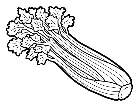 Find more celery coloring page pictures from our search. Celery | Color worksheets, Home activities, Activities