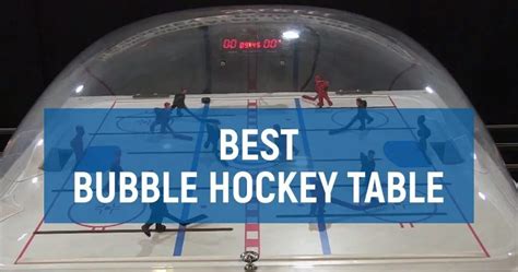 7 Best Bubble Hockey Tables For House Parties Sportsbrowser