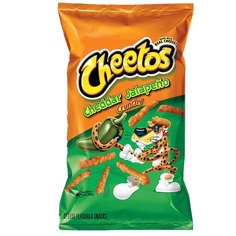 Cheetos Crunchy Cheddar Jalapeno 226 8g Dave S American Food